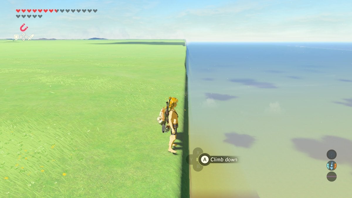 Player discovers hidden area in Breath of the Wild DLC