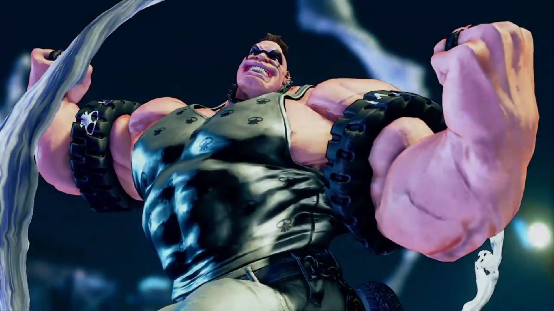 Abigail and his freaky muscles coming to Street Fighter V July 25