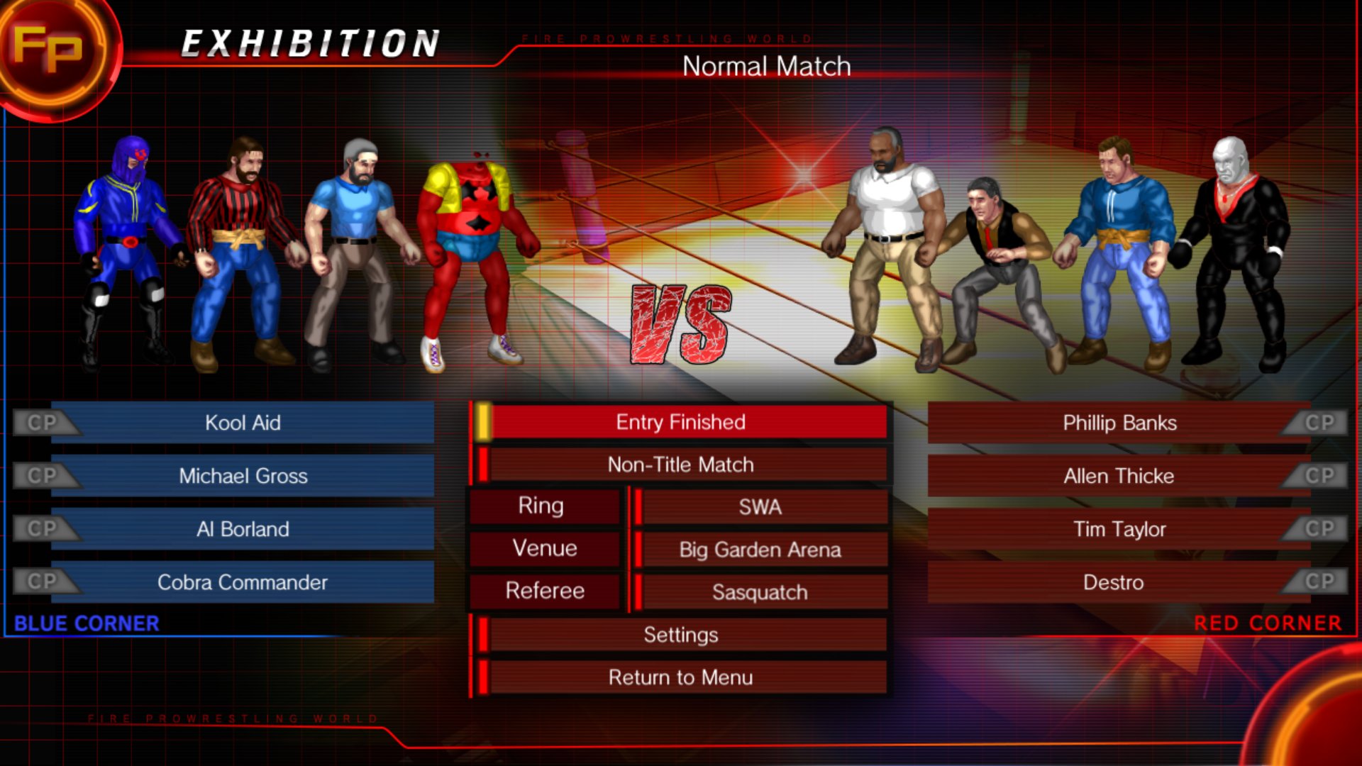Live Show: Fire Pro Wrestling World