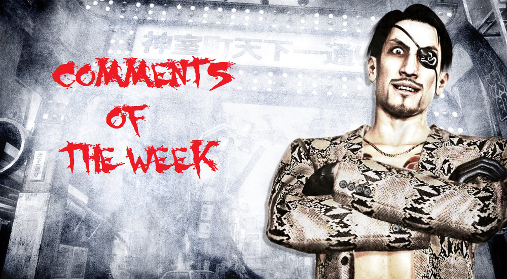 Comments of the Week 09: Drill Holes in Ourselves