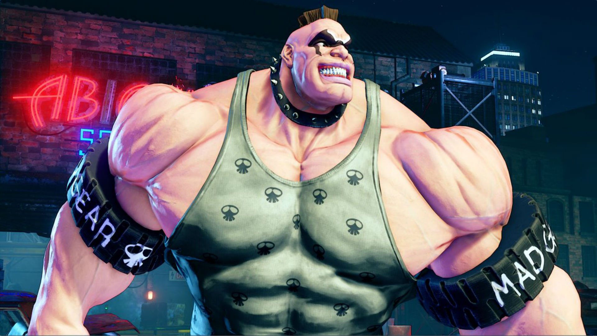 Capcom showed off a beefier version of Street Fighter V's Abigail than there really is