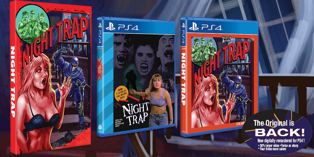 You'll be able to relive Night Trap on August 15