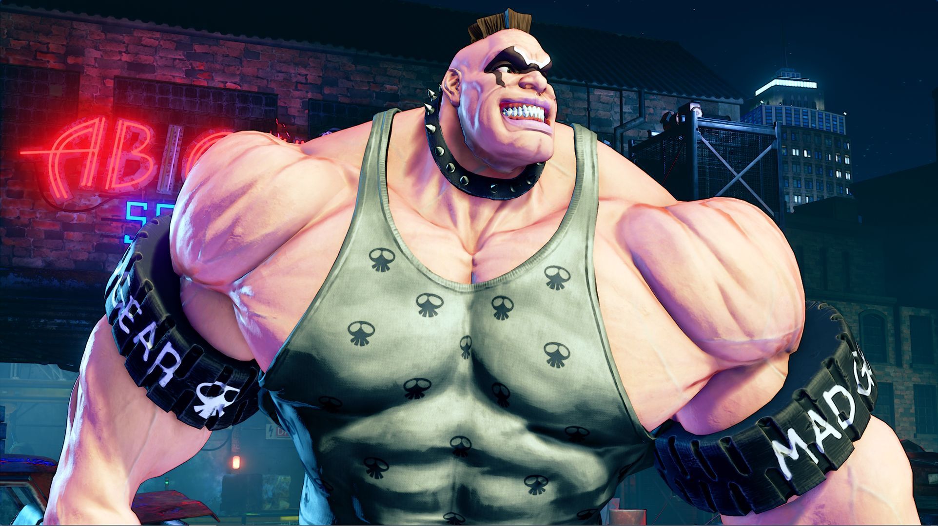 Abigail may look ugly, but he seems to have a lot of potential in Street Fighter V