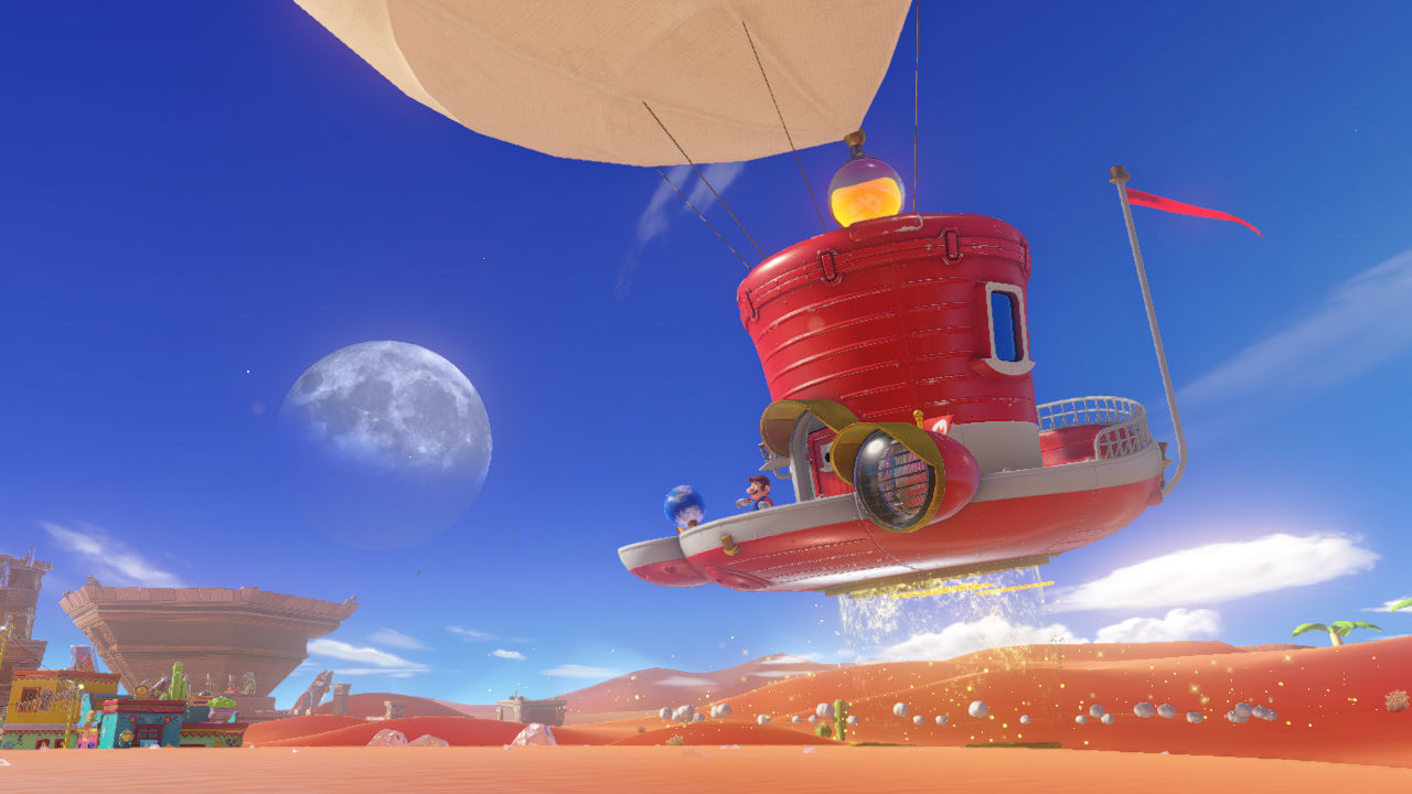 Fall as far as you want in Super Mario Odyssey, you're not gonna die