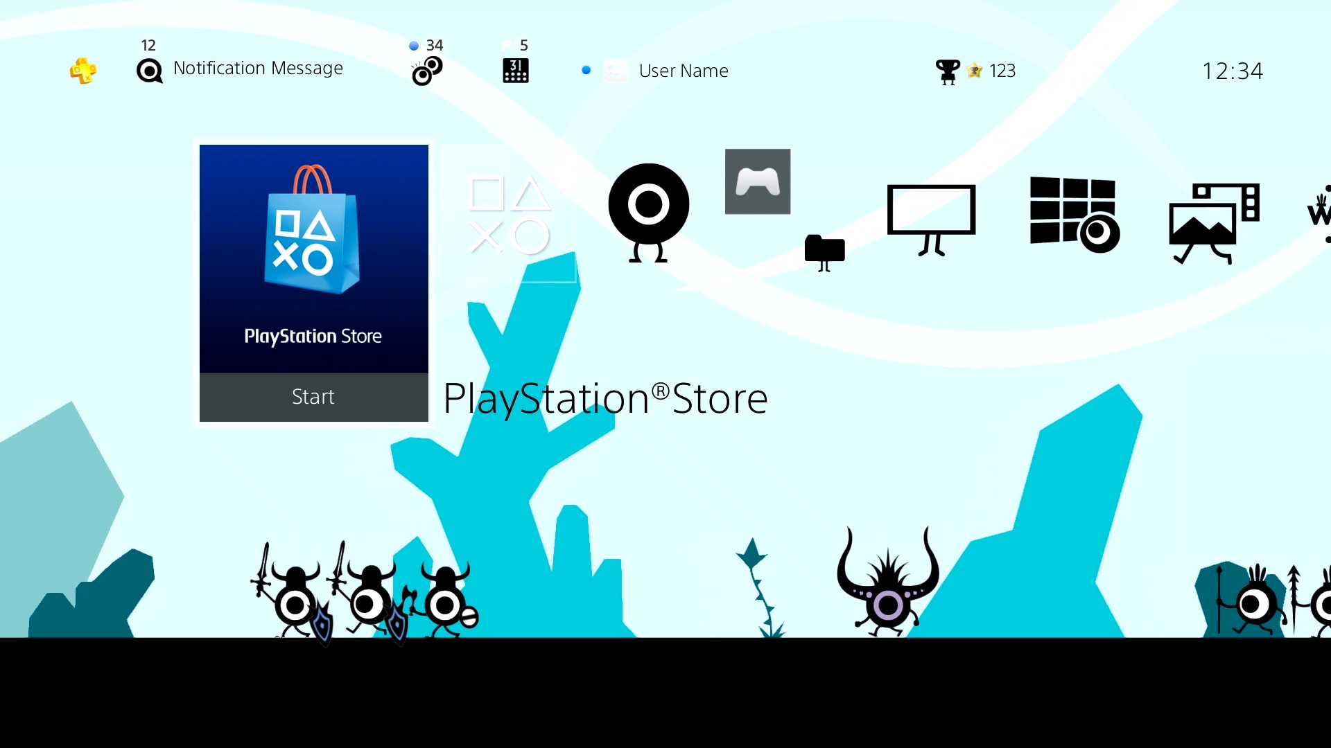 You should totally nab this free Patapon PS4 theme