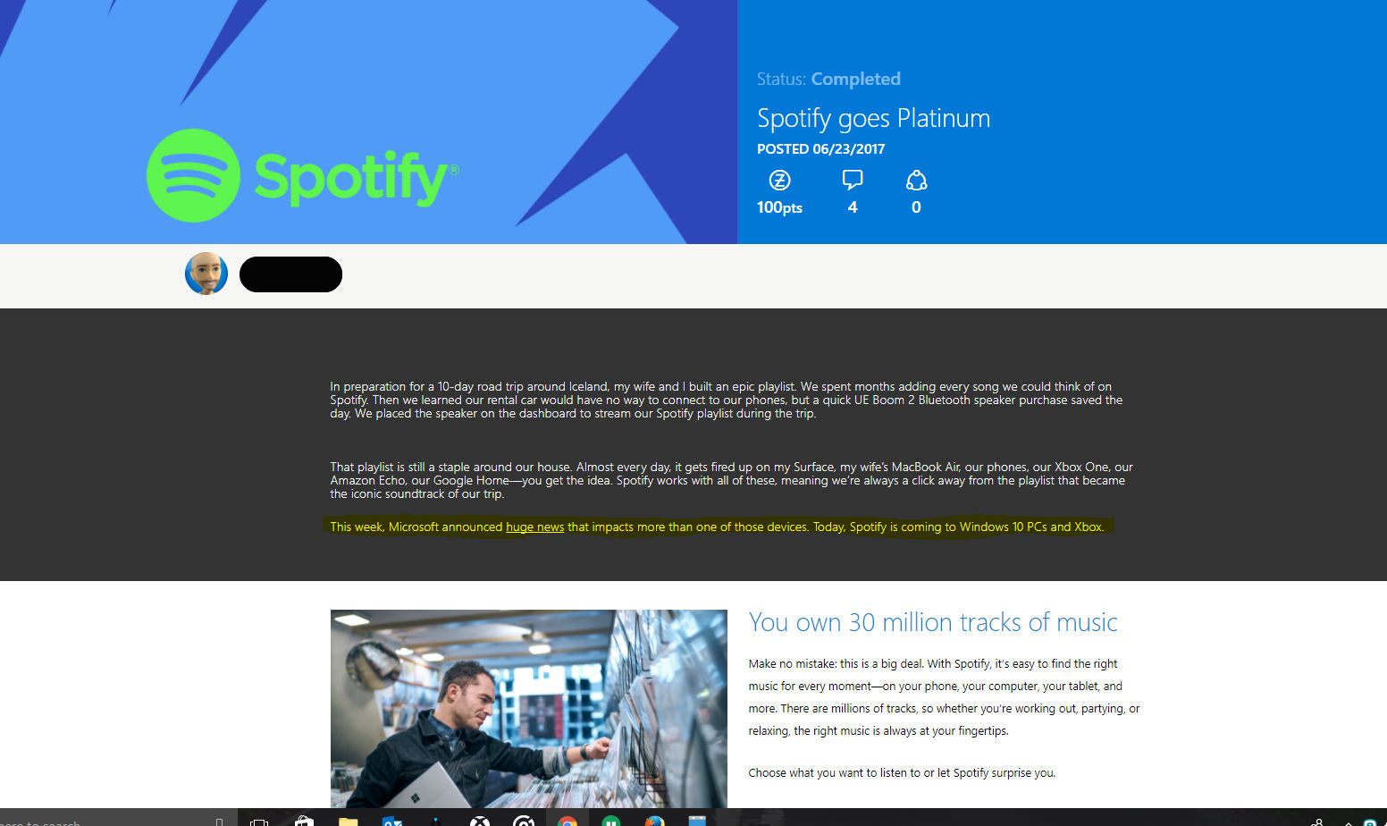 Rumor: Spotify might be hitting the Xbox One soon