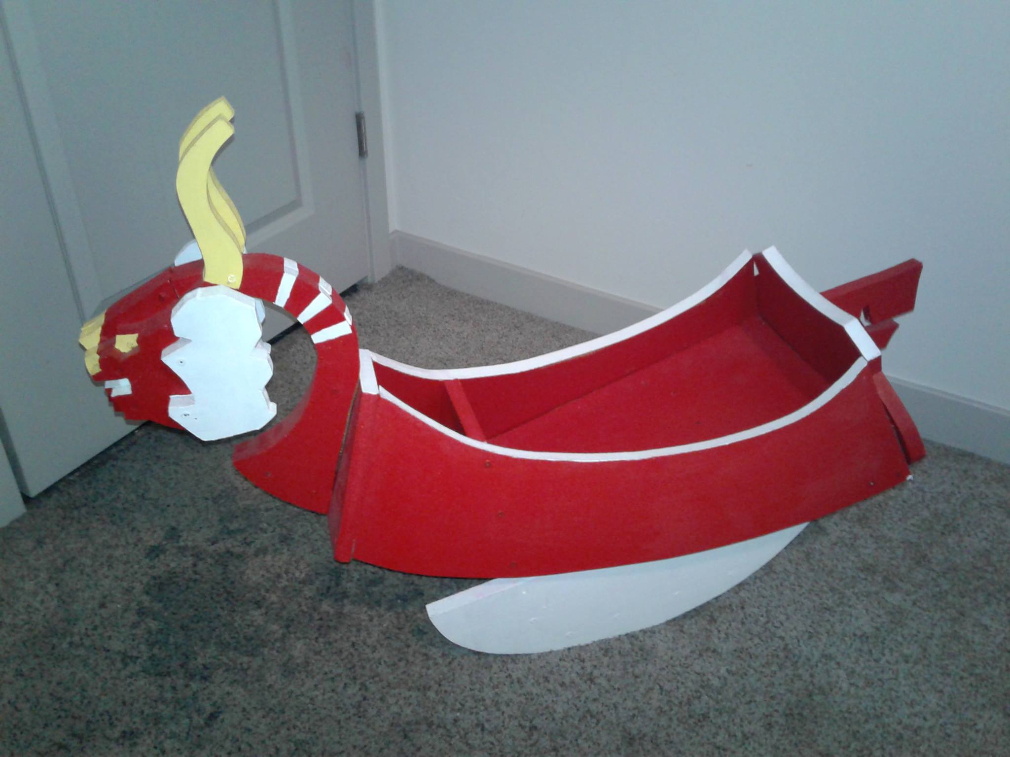 One amazing dad made this King of Red Lions Zelda rocking boat for his son