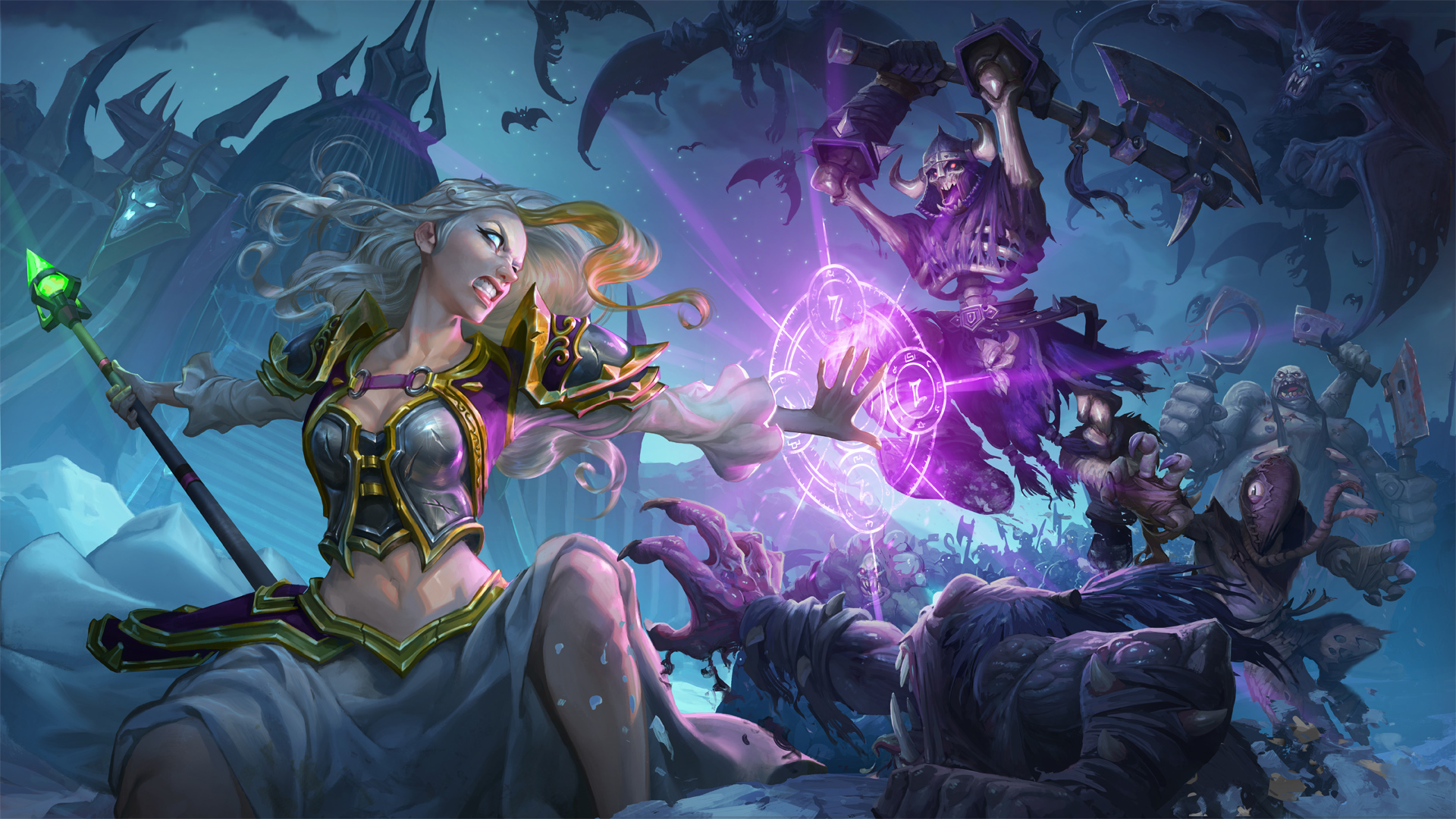 Hearthstone lands Knights of the Frozen Throne next week