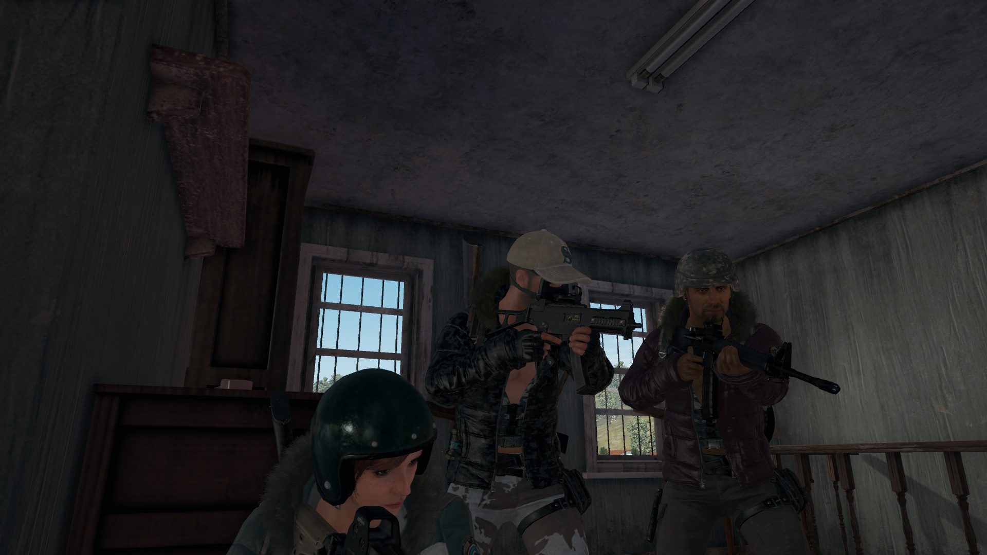 PUBG's excellent first-person mode is now available for full squads