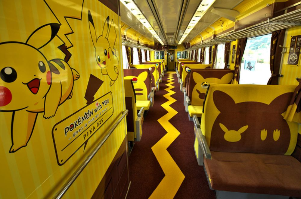 Pikachu hijacks Pokemon Train to hearten children after 3/11 quake