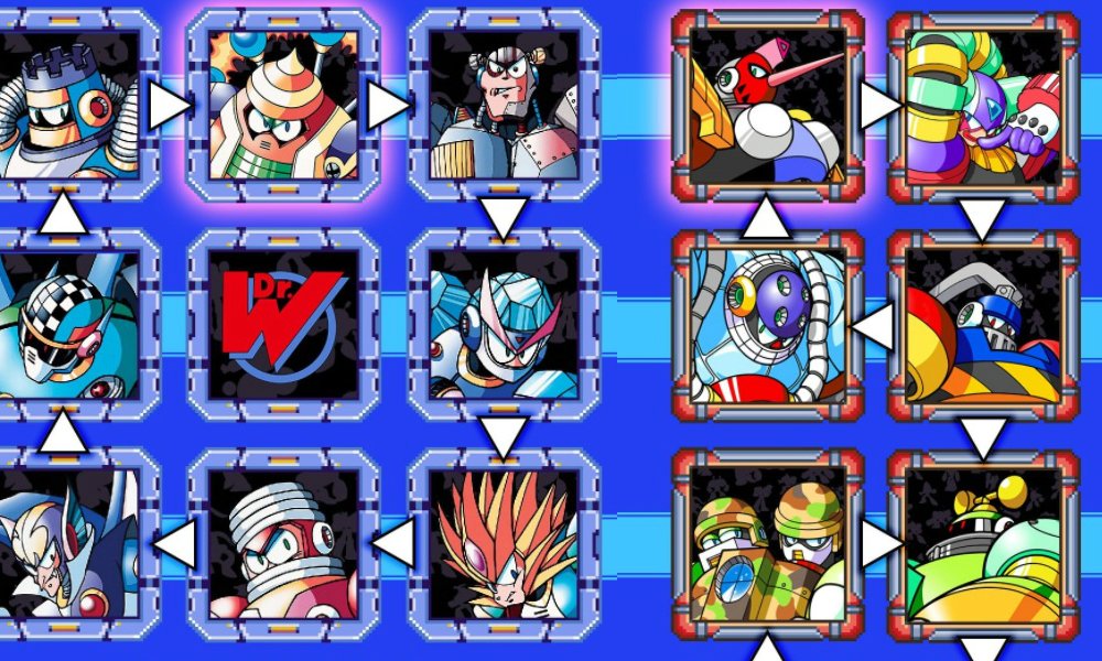 Mega Man Legacy Collection 2 didn't come with cheat sheets, but you can use these