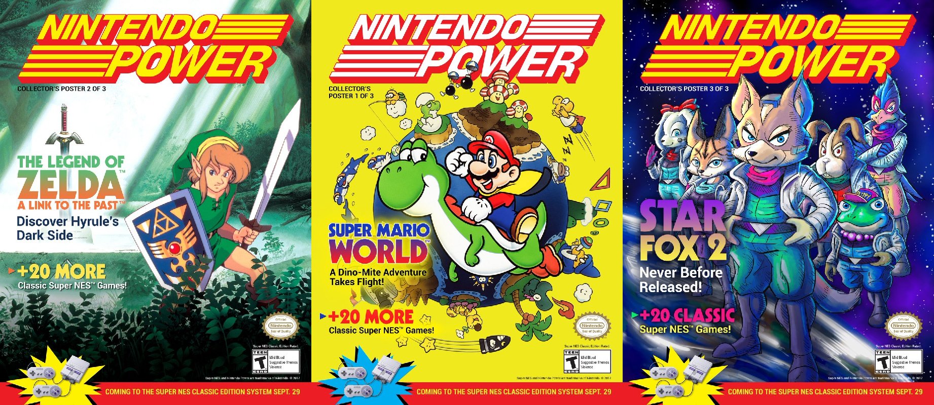 Nintendo whipped up some sweet new Nintendo Power covers