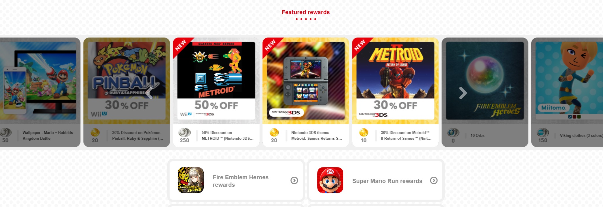 My Nintendo shifts around a few rewards in anticipation of Metroid: Samus Returns
