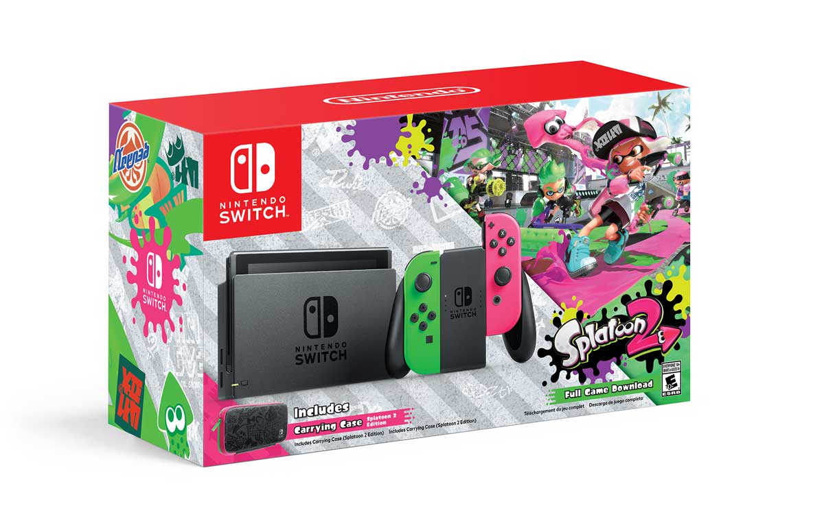 Walmart exclusive Nintendo Switch Splatoon 2 bundle back in stock