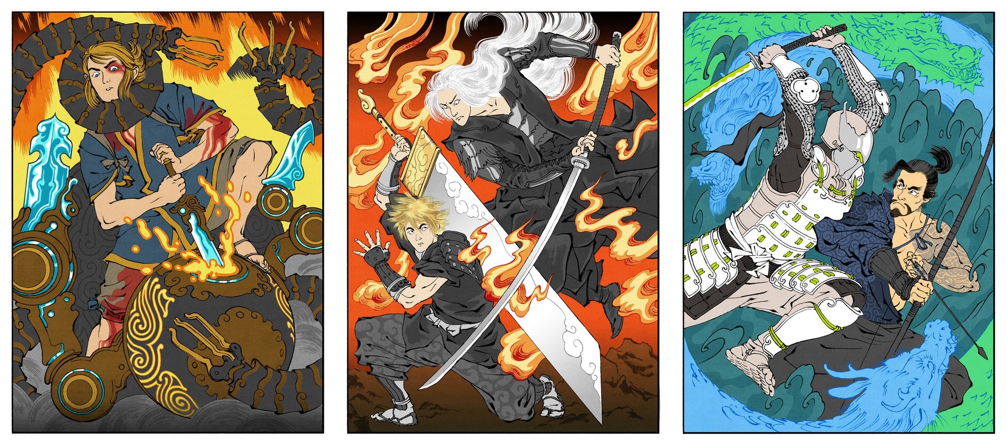 Even more game-inspired woodblock prints are on the way