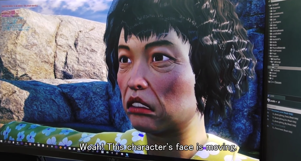 Shenmue 3 characters can move their face now