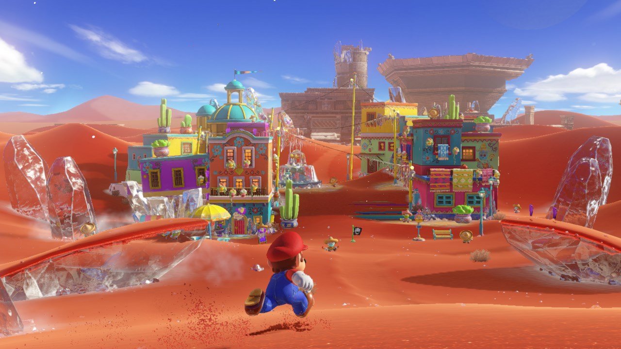 People are speedrunning Mario Odyssey with demo kiosks