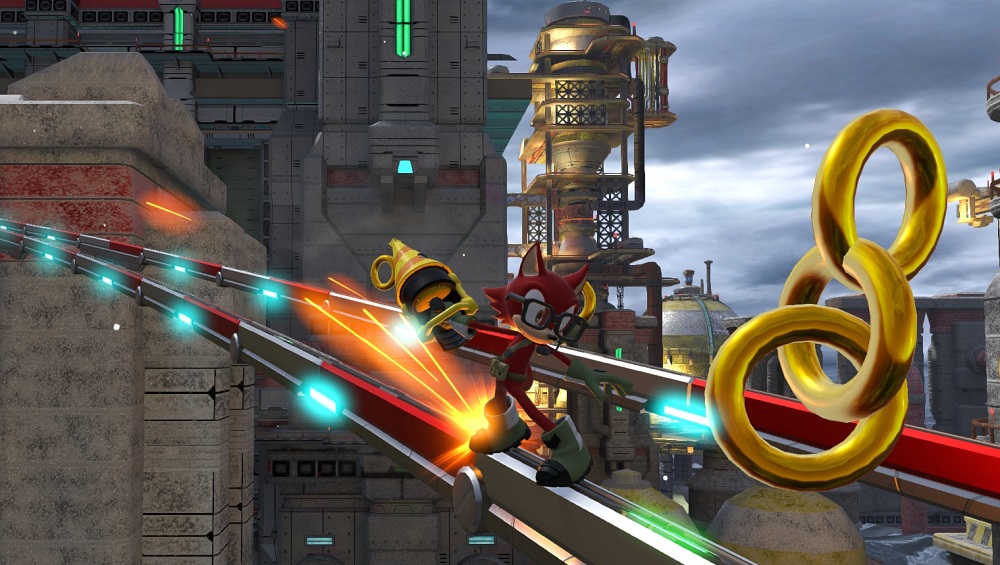 Videos showcase Sonic Forces 'Rental Avatar' system and Chemical Plant stage
