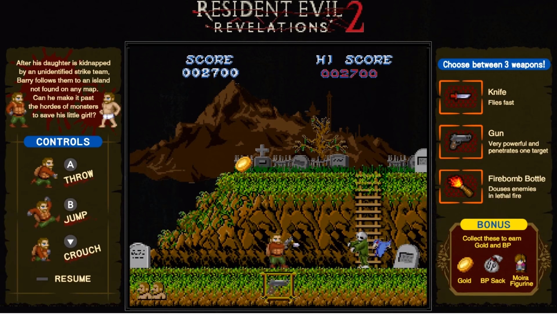Both Resident Evil: Revelations have a new mini-game on Switch