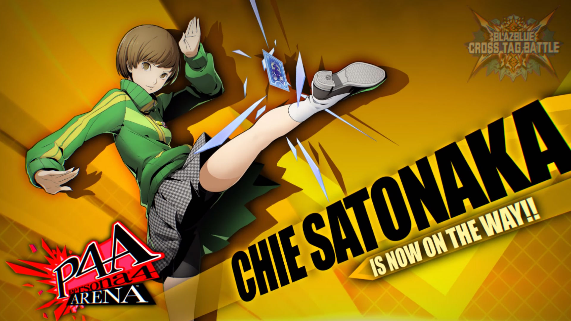 BlazBlue Cross Tag Battle adds Persona 4's Chie, BlazBlue's Noel Vermillion, and UNIEL's Waldstein