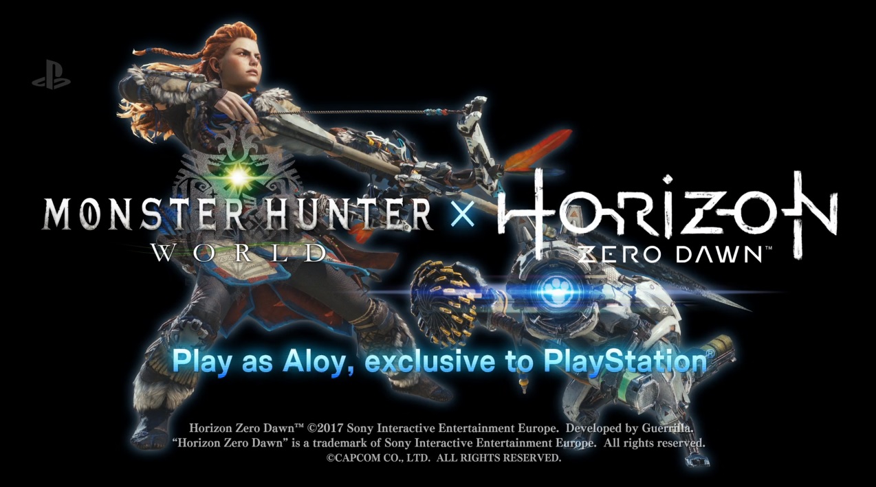 Monster Hunter World players on PS4 can play as Horizon Zero Dawn's protagonist