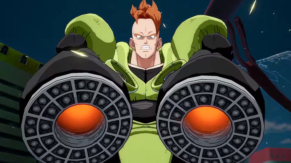 Android 16 lights 'em up in his Dragon Ball FighterZ trailer