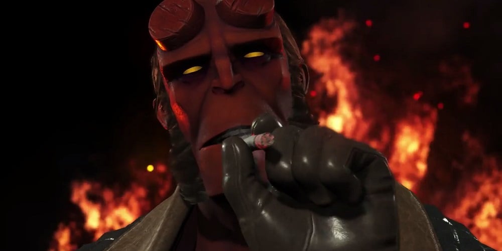 Hellboy arrives to slap down the Right Hand of Doom in Injustice 2
