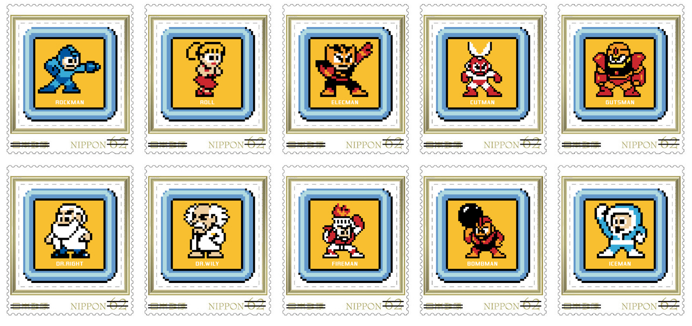 Japan is getting 30th anniversary Mega Man stamps, so you can mail all those new Rockman games out