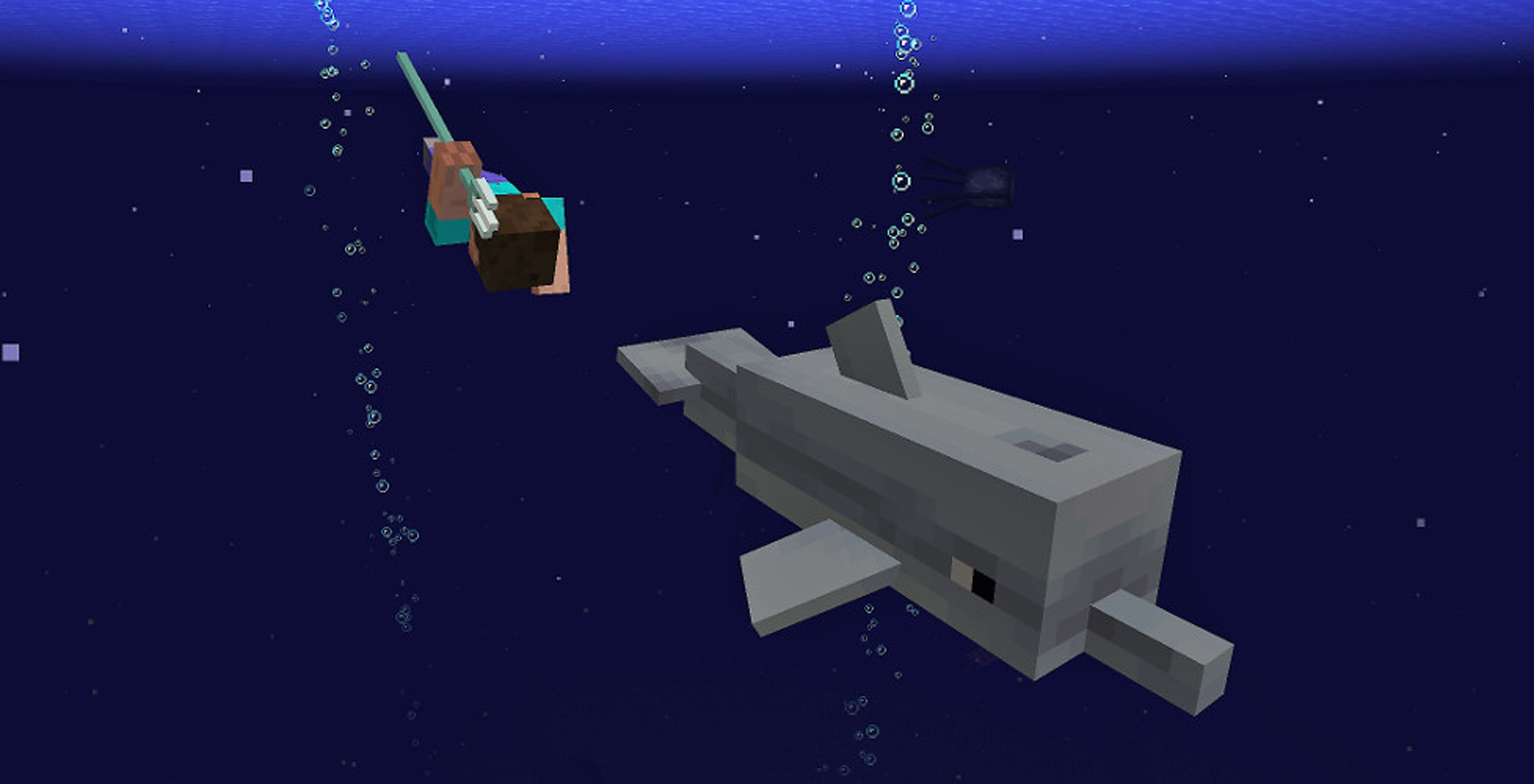 Minecraft's Aquatic update will overhaul oceans, adds new weapon and mob