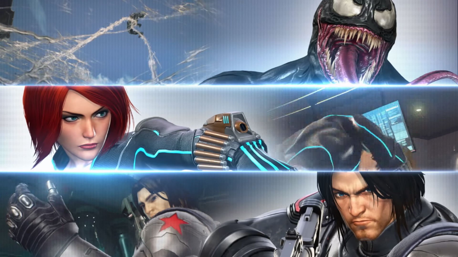 Here's what Venom, Black Widow, and Winter Soldier look like in Marvel vs. Capcom: Infinite