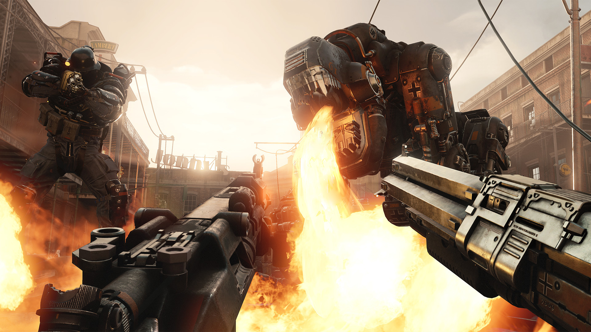 The Wolfenstein II demo includes the full first level