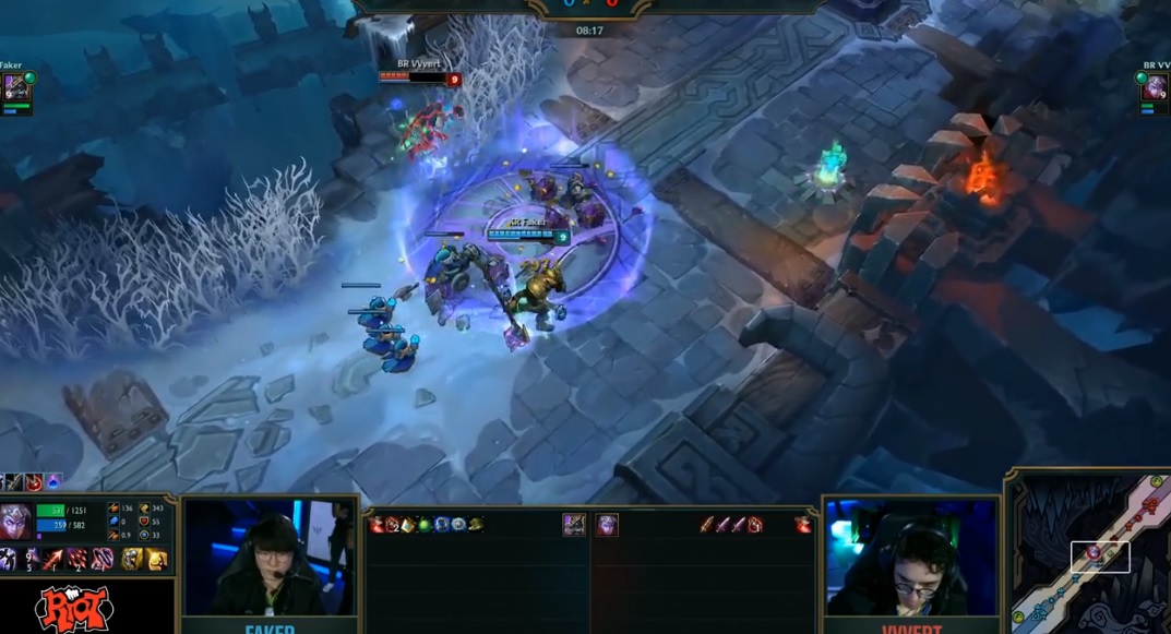 Watching 1v1s in League of Legends, especially when they involve Faker, is a treat