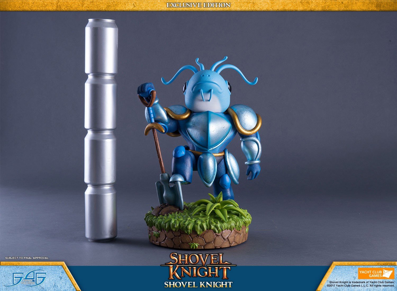 I love this fish-headed Shovel Knight statue