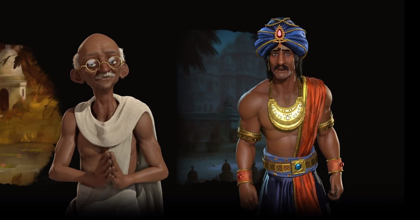 Civilization VI is getting a second leader for India, and he's a lot meaner than Gandhi