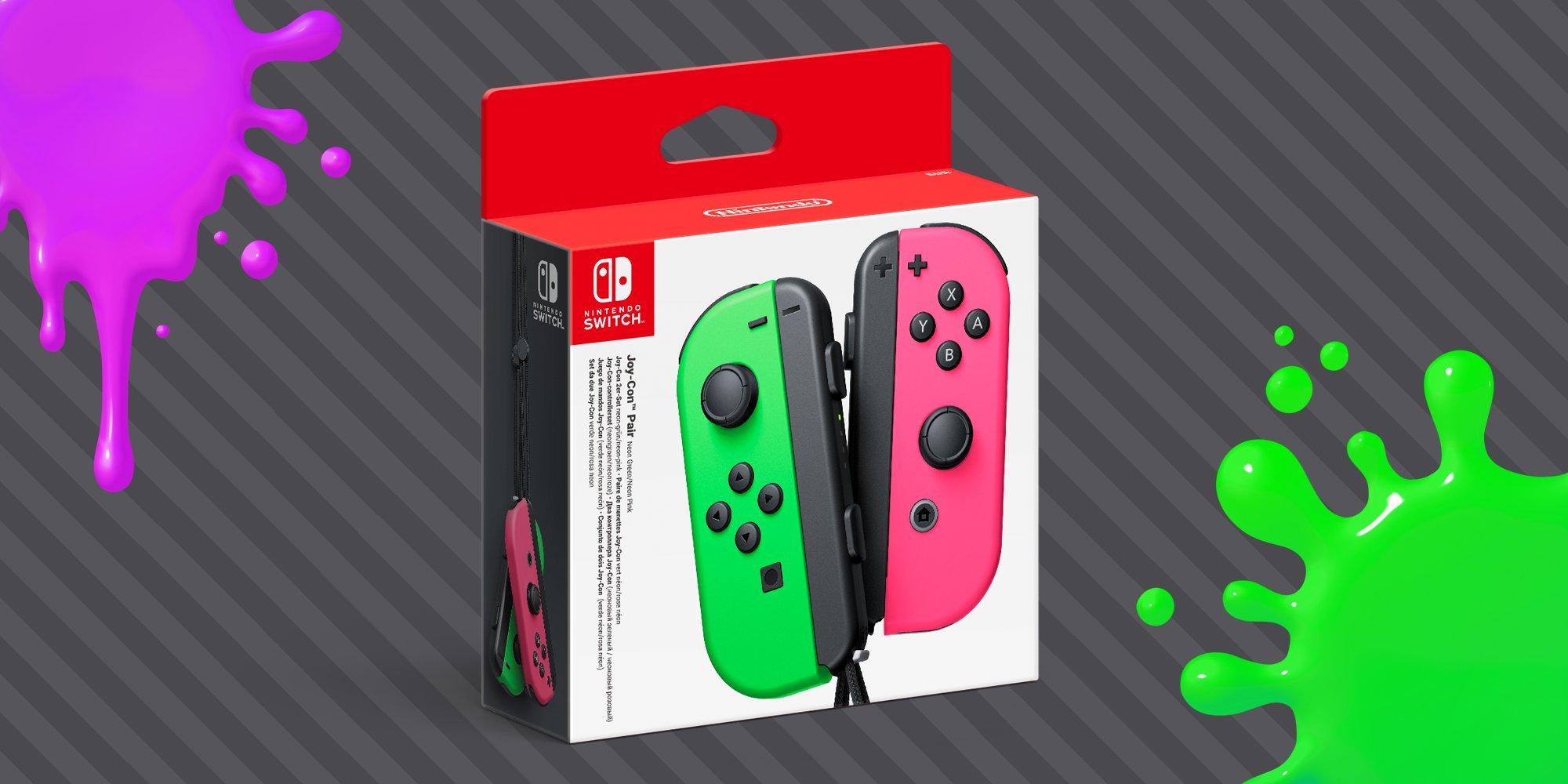 The Neon Pink/Green Joy-Con will be hitting store shelves this month