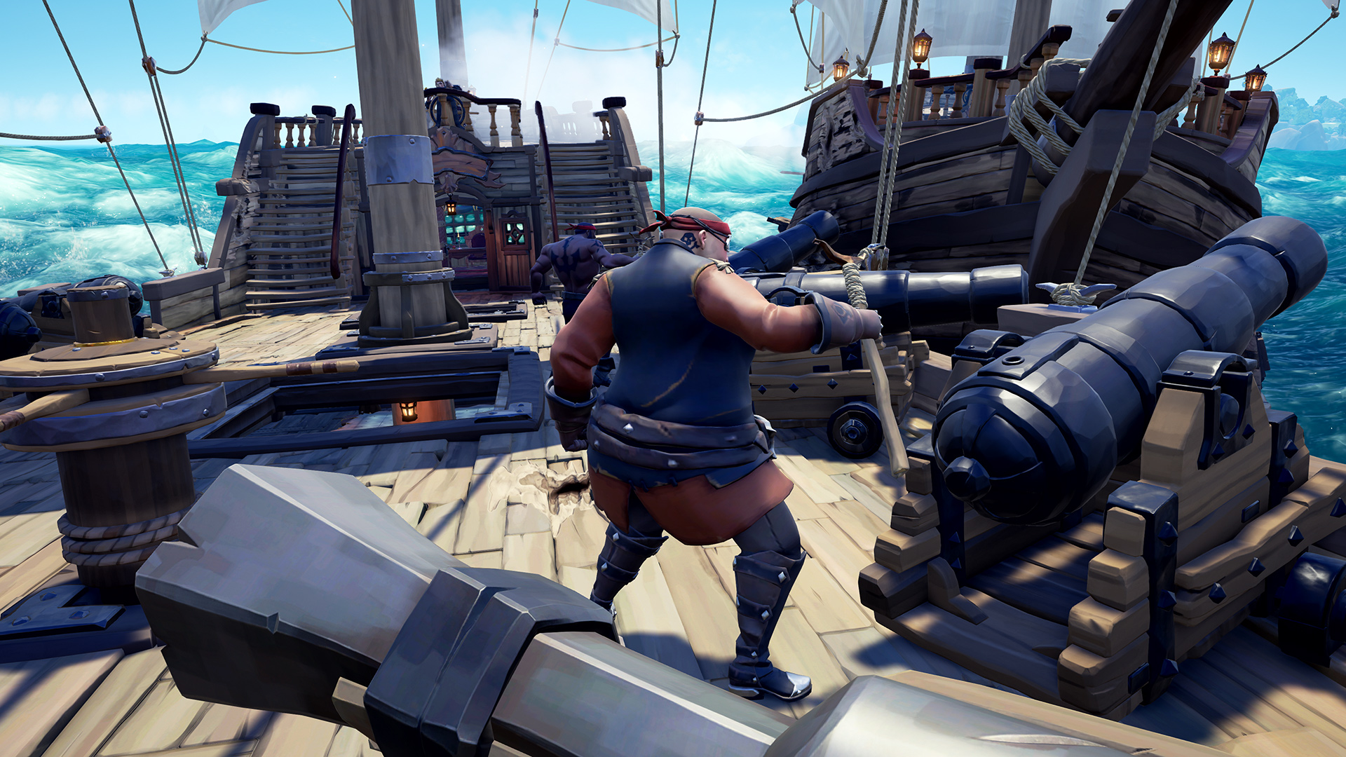 We had a blast goofing off in Sea of Thieves