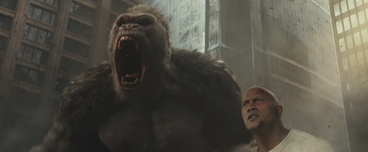 This new trailer for Rampage reminds you that it's still happening