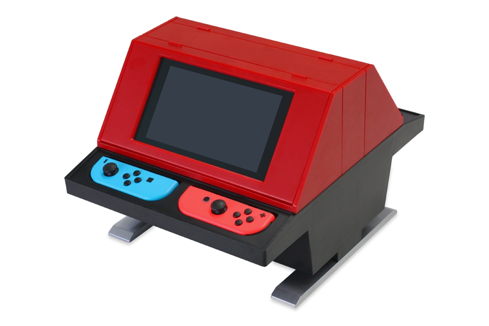 This Switch arcade cabinet looks cramped, but neat as a showpiece
