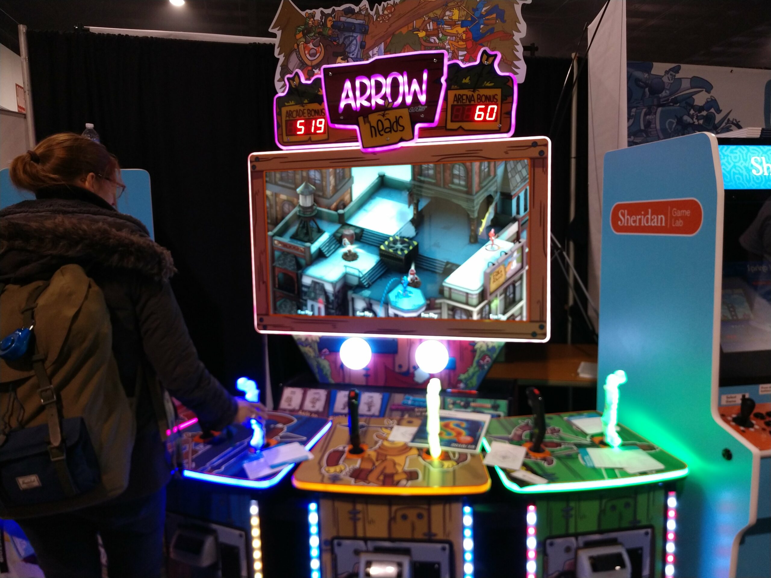 Arrow Heads is coming along nicely for consoles, has sweet prototype arcade cabinet
