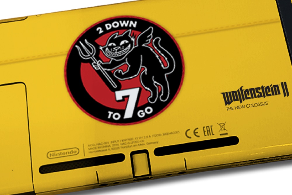 Custom Wolfenstein II Switch being given away at PAX East