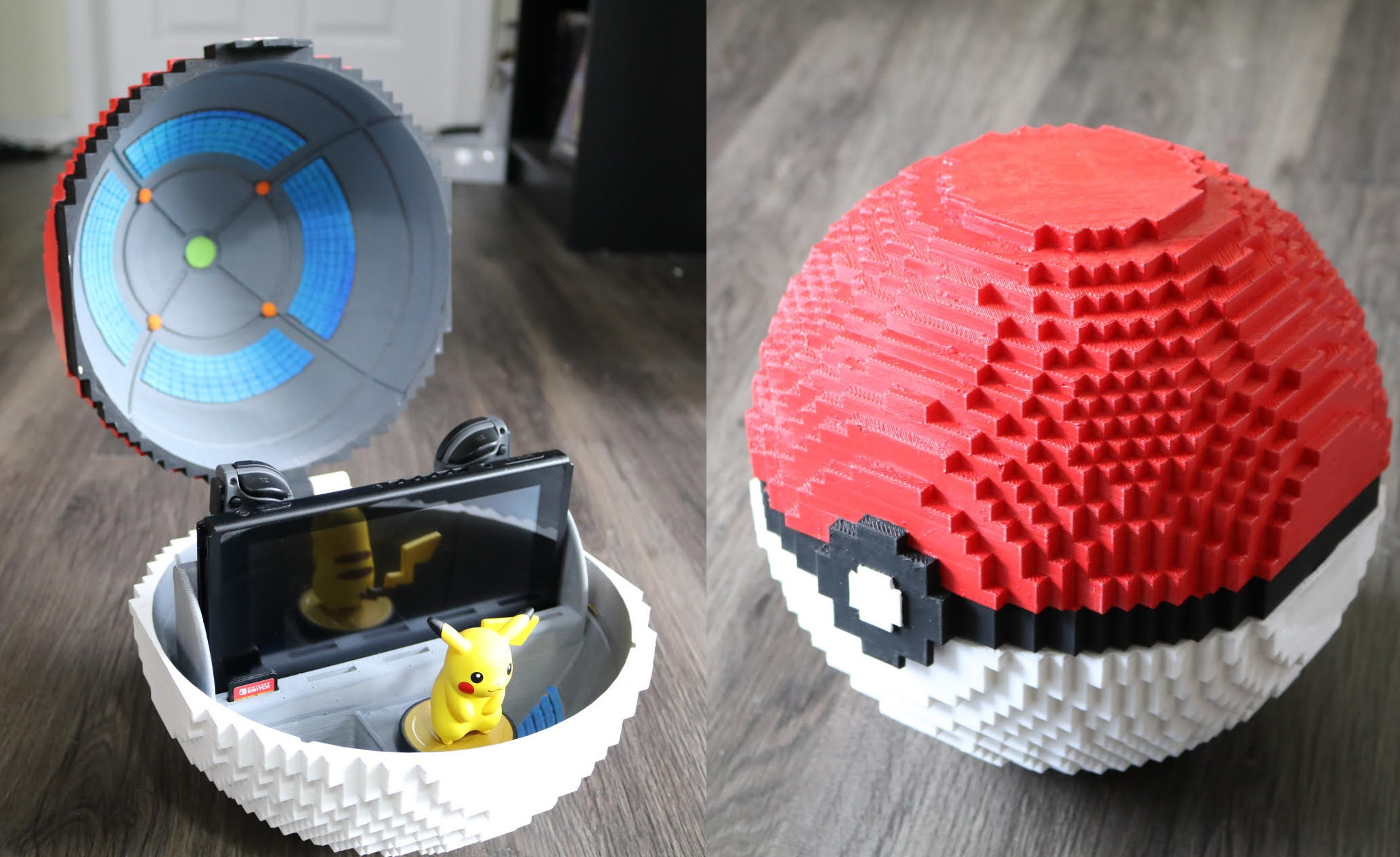 This custom created Poke Ball Switch dock is expensive, but lovely
