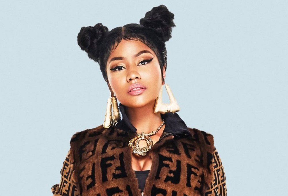 Nicki Minaj rocking hair buns for upcoming track 'Chun-Li'