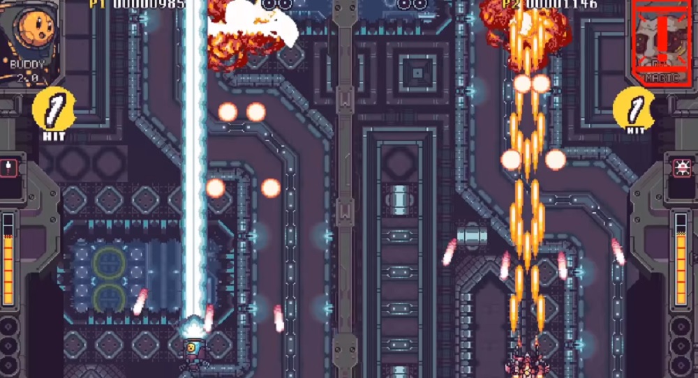 Rival Megagun is a PVP-centric shmup coming to Switch and other platforms