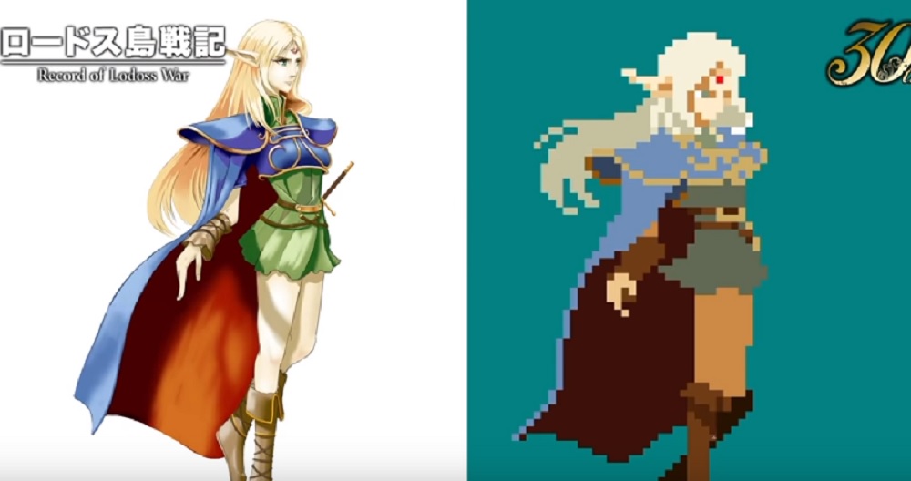 One of the best anime shows, Lodoss War, is getting a 2D sidecroller