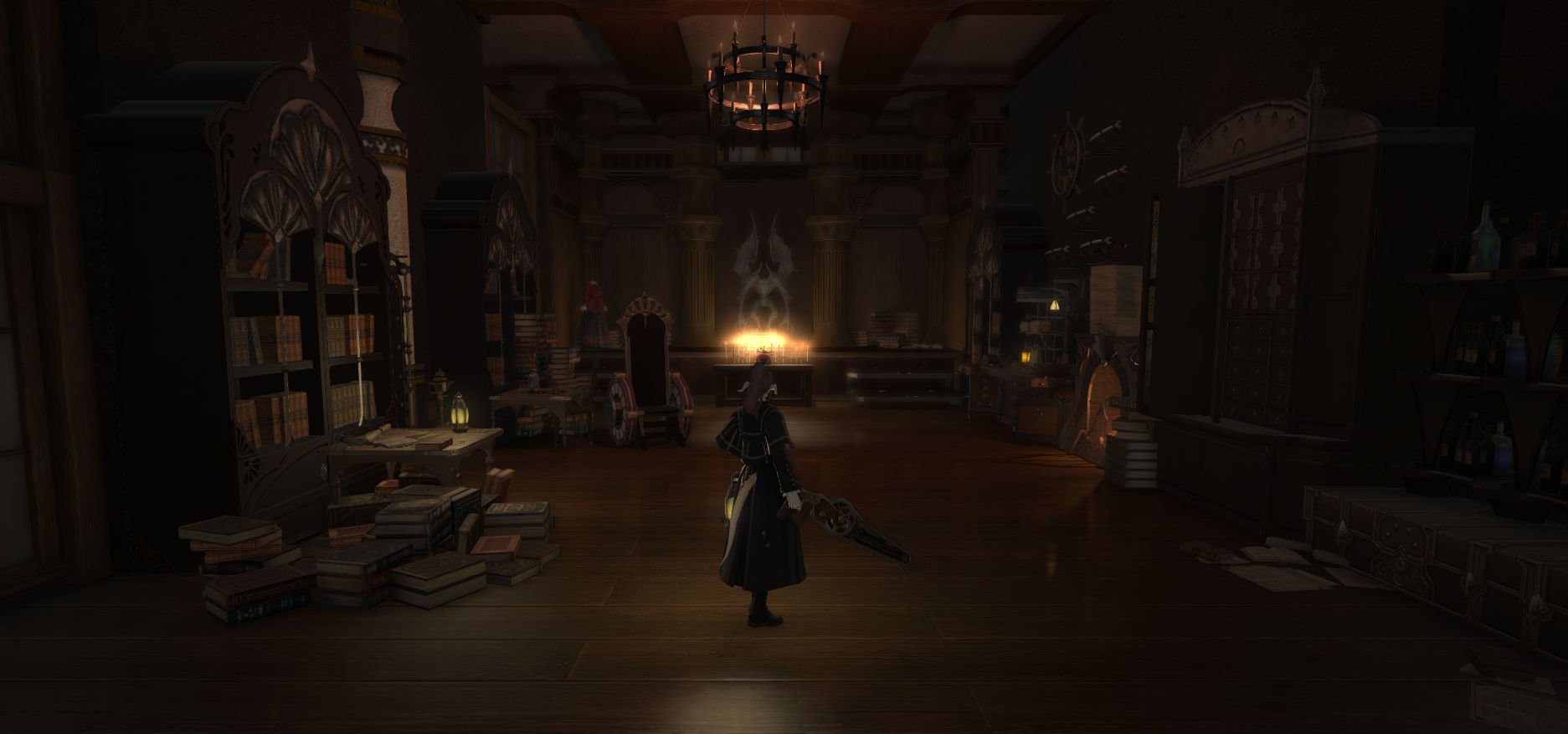Someone recreated the Bloodborne Hunter's Workshop in Final Fantasy XIV
