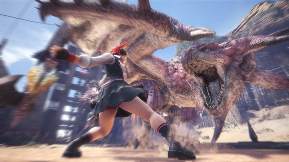 Street Fighter's Sakura coming to kick ass in Monster Hunter: World