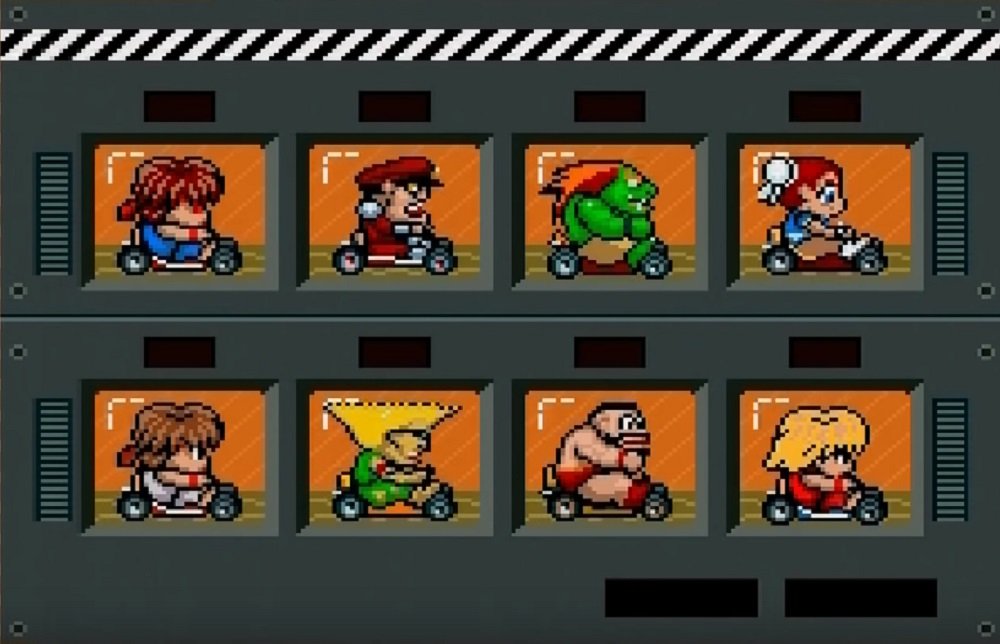 Check out this cool Street Fighter hack for Super Mario Kart