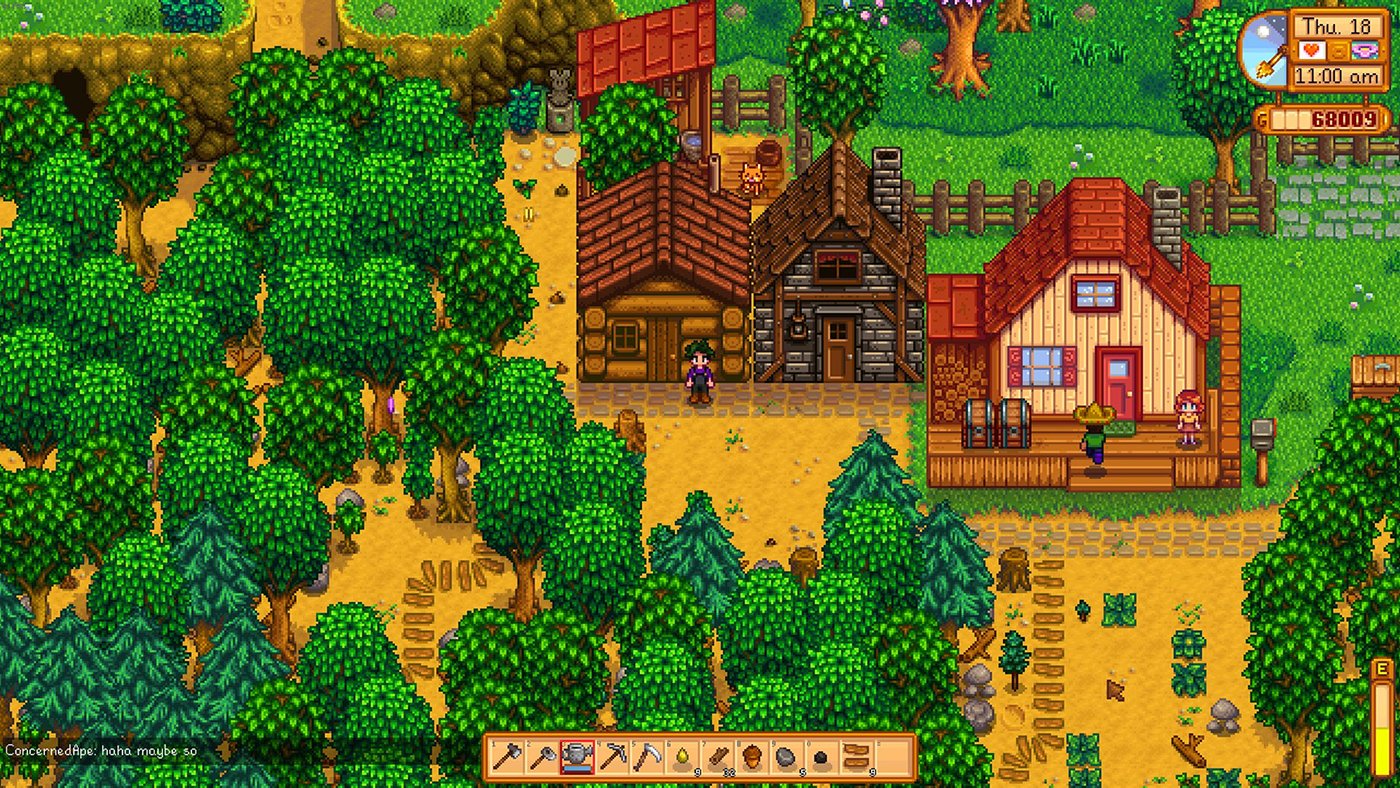 Stardew Valley works great in co-op and you can test it out right now on Steam