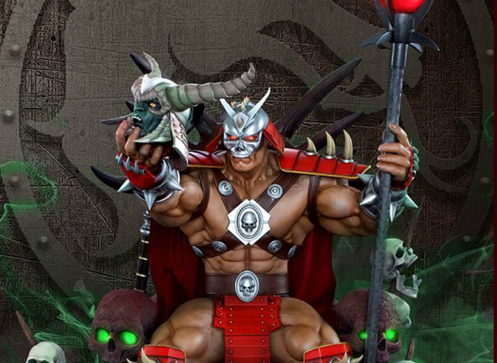This Shao Kahn statue reminds me of how imposing he was in the original Mortal Kombat games
