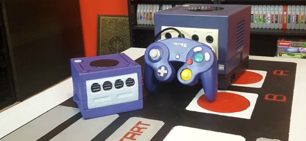 Someone created their own GameCube Mini and it's adorable